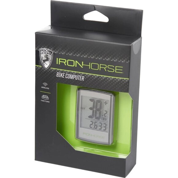 Pacific Cycle Other - IRONHORSE Iron Horse Bike Bicycle Computer Wireless 22 Functions NEW Speedometer